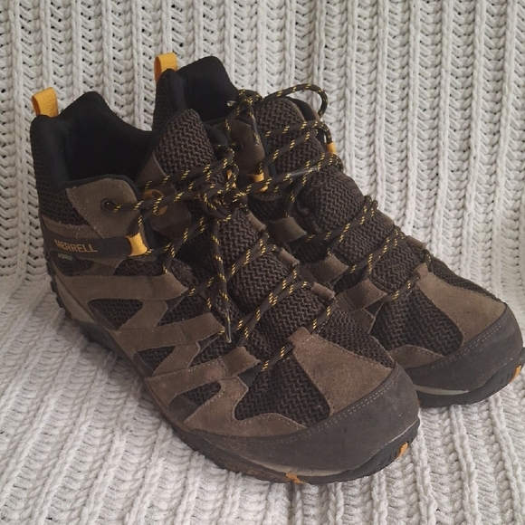 Merrell Other - Merrell Brown and Black Athletic Shoes Rugged Design Waterproof